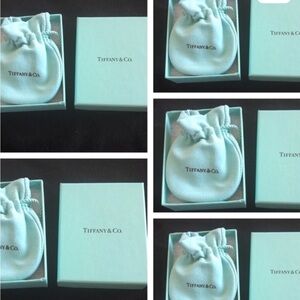 Ten (10) Tiffany & Co. Signature Blue Pouch and Box Set